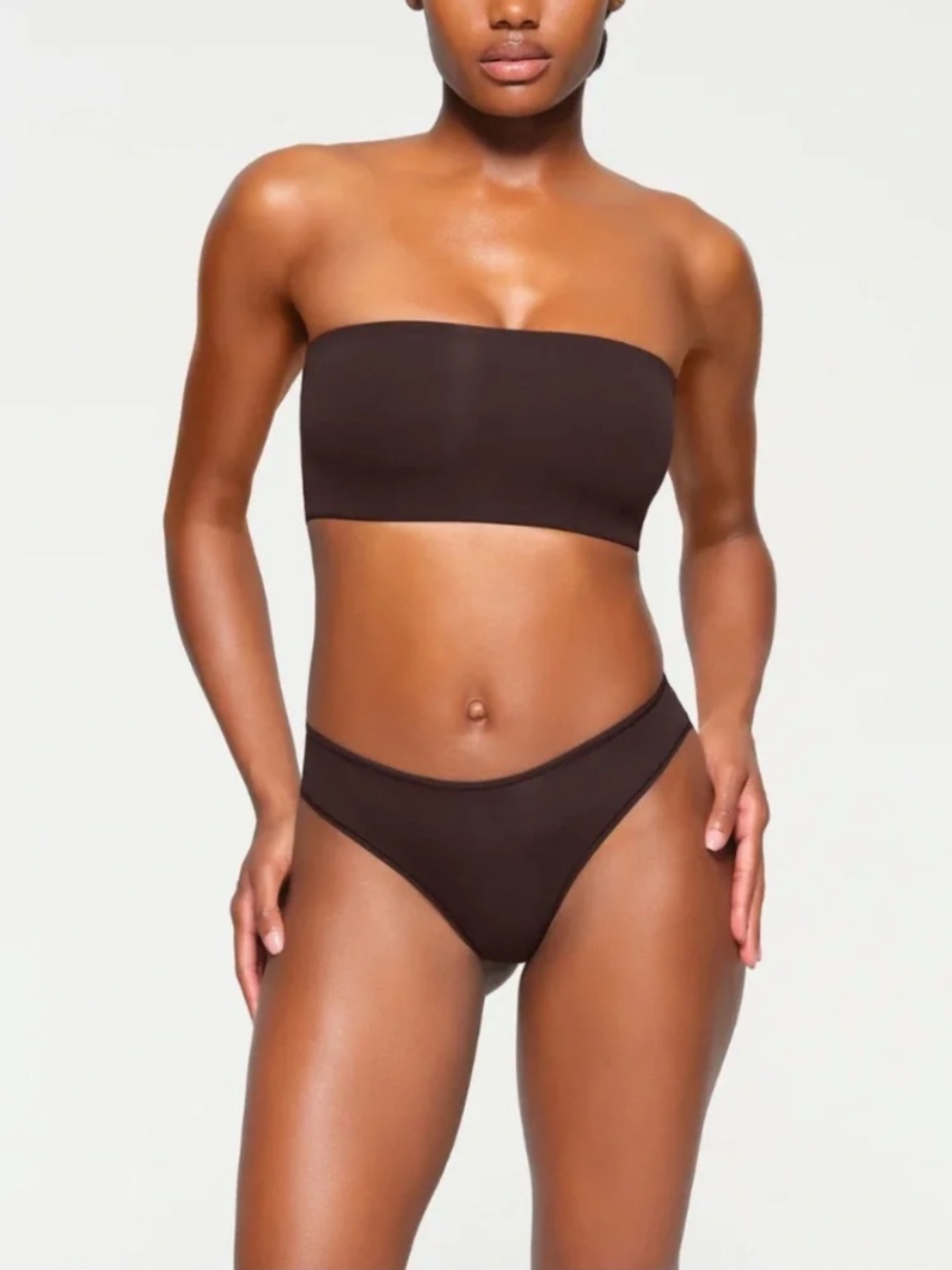 SKIMS FITS EVERYBODY BANDEAU LIMITED EDITION: ESPRESSO SMALL